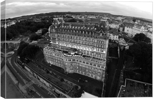 Scarborough Grand Hotel Canvas Print by Apollo Aerial Photography