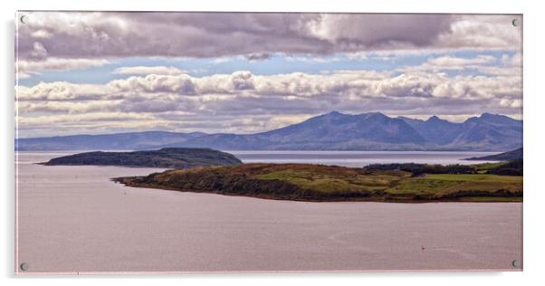 The Cumbraes and Arran, Clyde islands Acrylic by Allan Durward Photography