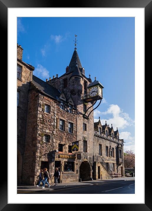 Canongate Tolbooth And Tavern In Edinburgh Framed Mounted Print by Artur Bogacki