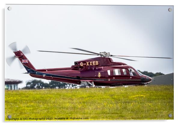 royal family helicopter Acrylic by KRJ Photography
