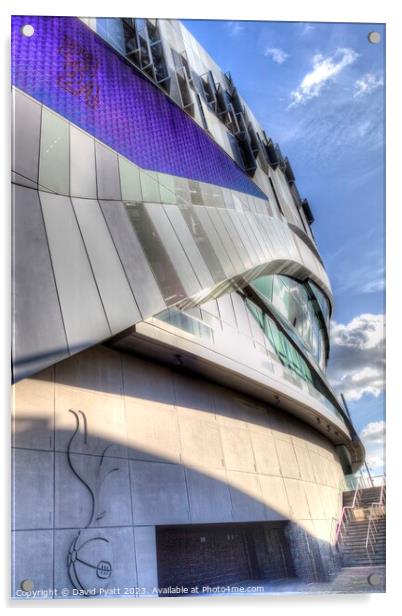 Tottenham Stadium Architecture Acrylic by David Pyatt