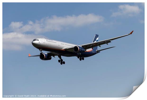 Aeroflot Airbus A330-343     Print by David Pyatt