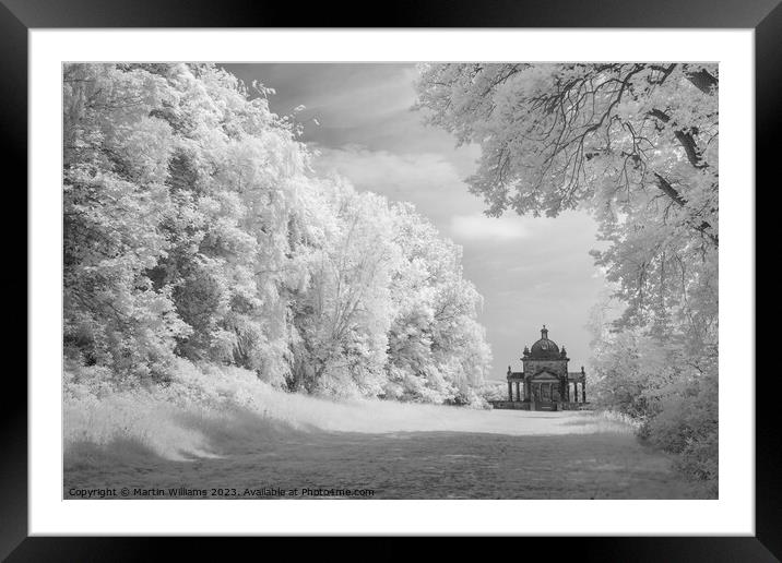 Temple of the Four Winds, Castle Howard, North Yor Framed Mounted Print by Martin Williams