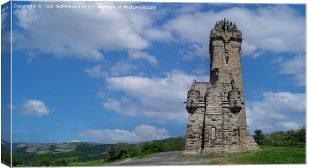 Wallace Monument Canvas Print by Tom McPherson