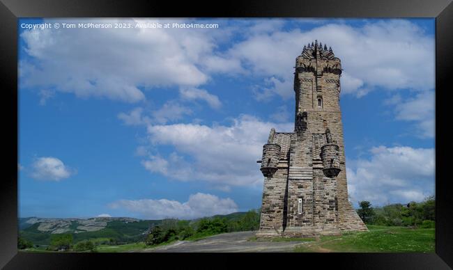 Wallace Monument Framed Print by Tom McPherson
