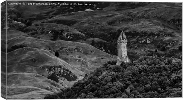 Wallace Monument Canvas Print by Tom McPherson