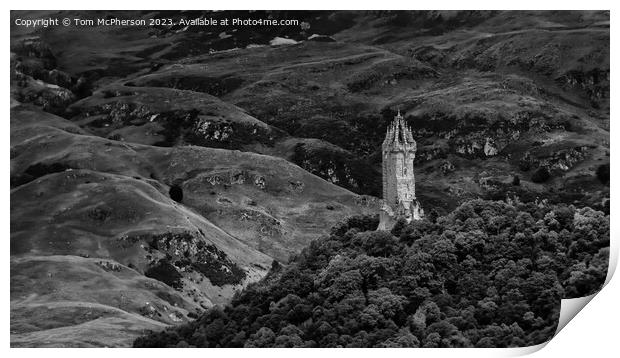 Wallace Monument Print by Tom McPherson