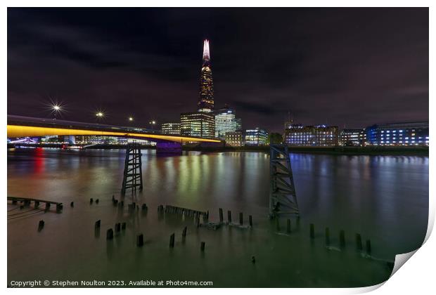 Old and New London Print by Stephen Noulton