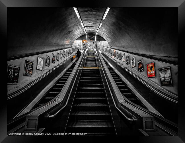 London underground Framed Print by Bobby Conway