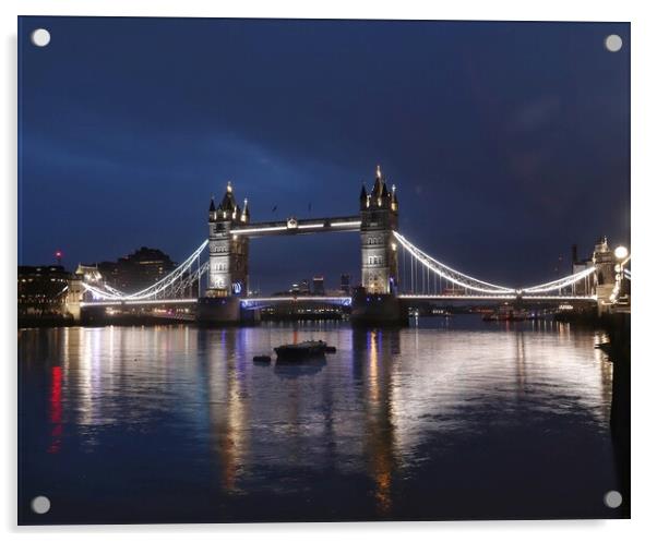 Tower Bridge Acrylic by Tony lopez