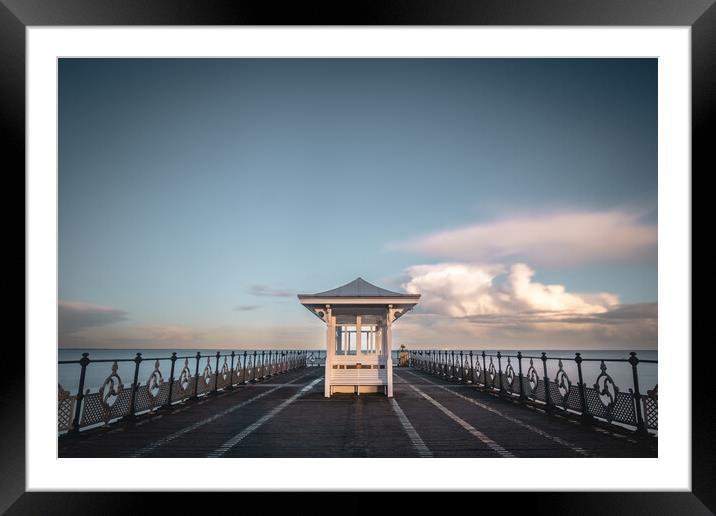 On Swanage Pier Framed Mounted Print by Mark Jones