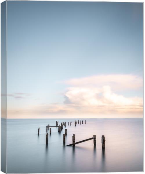 The Old Pier, Swanage Canvas Print by Mark Jones