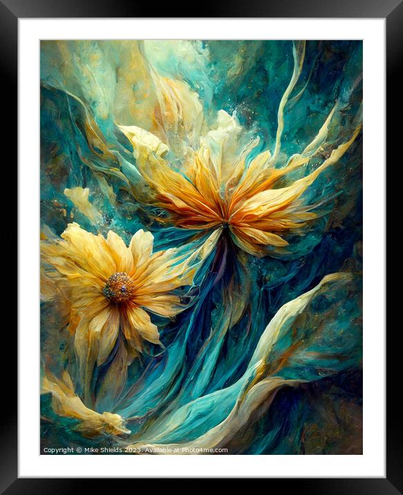 Mellow Yellow Framed Mounted Print by Mike Shields