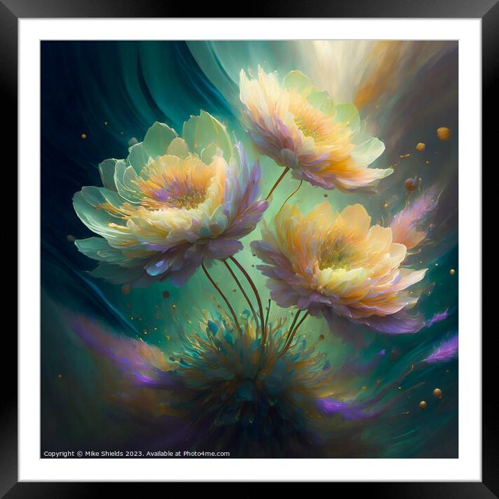In Luminous Harmony Framed Mounted Print by Mike Shields
