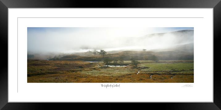 The Highlands of Scotland  Framed Mounted Print by JC studios LRPS ARPS