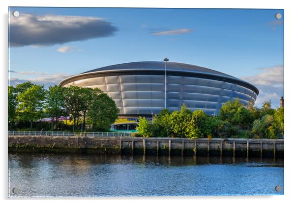 OVO Hydro Arena In Glasgow Acrylic by Artur Bogacki