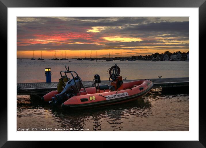 Call Sign Beach Patrol Wells Harbour    Framed Mounted Print by Jim Key