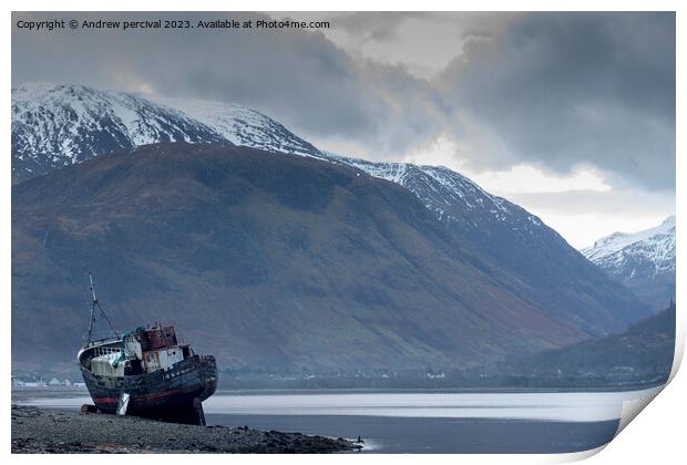 Outdoor mountain Print by Andrew percival