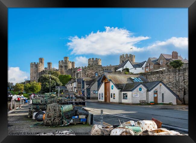 Conwy Castle Framed Print by Rick Lindley