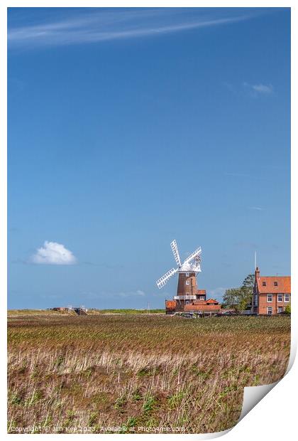 Cley next the Sea  Norfolk  (Portrait)  Print by Jim Key