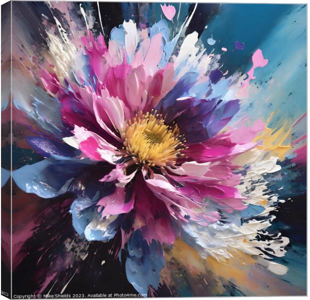Floral Harmony Canvas Print by Mike Shields