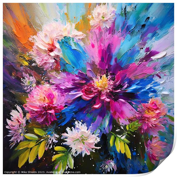 Explosion of Color Print by Mike Shields