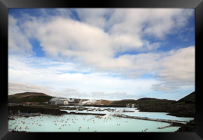 Blue Lagoon Iceland Framed Print by david harding
