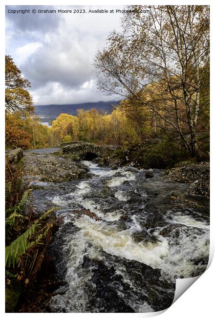 Ashness Bridge vert Print by Graham Moore