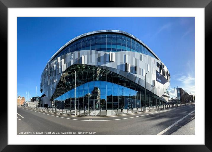 Tottenham Hotspur Stadium Panorama Framed Mounted Print by David Pyatt