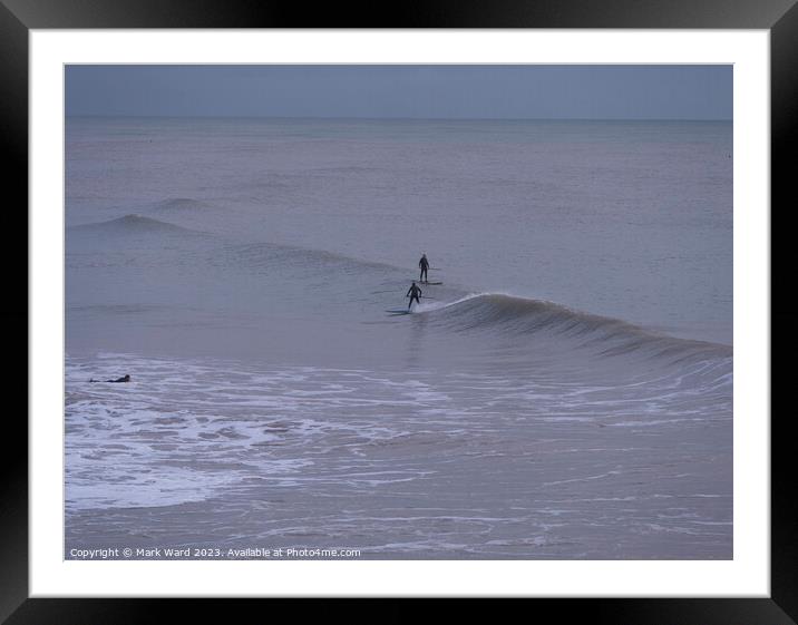 Men at Play Framed Mounted Print by Mark Ward