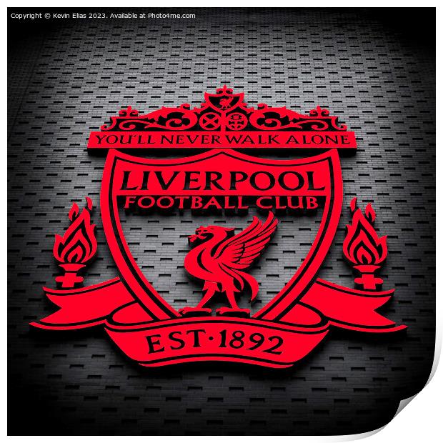 Liverpool crest Print by Kevin Elias