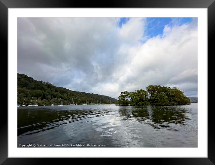 Windermere Lake District Framed Mounted Print by Graham Lathbury