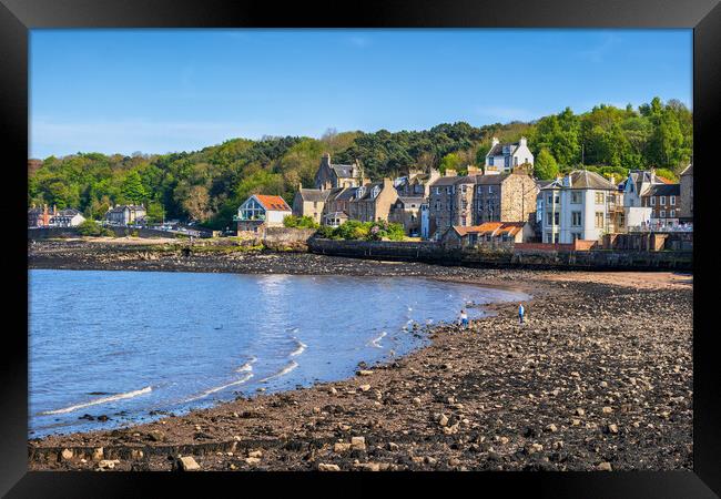 Queensferry Skyline From Firth Of Forth Shore Framed Print by Artur Bogacki