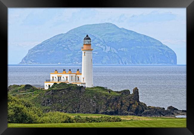 South Ayrshire coast, Turnberry lighthouse Framed Print by Allan Durward Photography