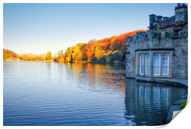 Boathouse Newmillerdam: Remembrance Day Print by Tim Hill