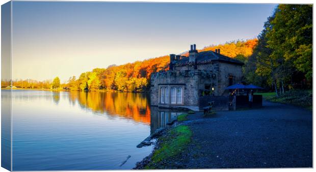 Boathouse Newmillerdam: Remembrance Day Canvas Print by Tim Hill