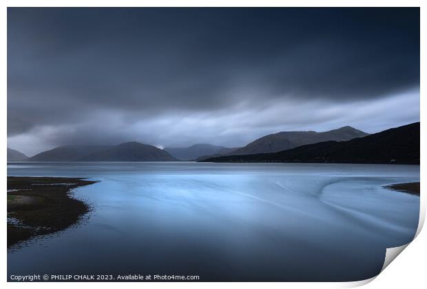 Blue dawn  958 Print by PHILIP CHALK