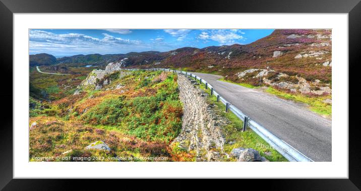 Lochinver to Achmelvich & Clachtoll NC500 North Coast 500 Scottish Highlands  Framed Mounted Print by OBT imaging