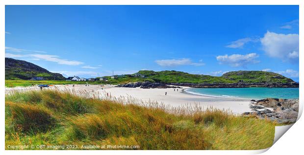 Achmelvich Bay Beach Assynt West Highland Scotland   Print by OBT imaging