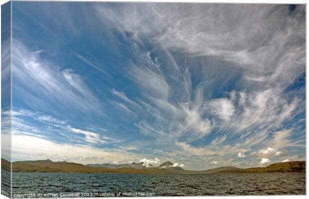 The Isle of Skye Canvas Print by Adrian Snowball