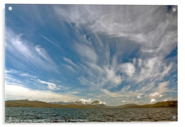 The Isle of Skye Acrylic by Adrian Snowball
