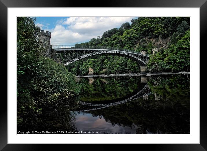 Craigellachie Bridge Framed Mounted Print by Tom McPherson