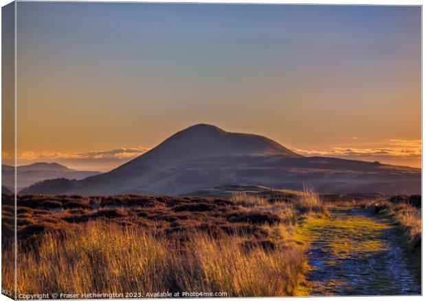 East Lomond Morning Canvas Print by Fraser Hetherington