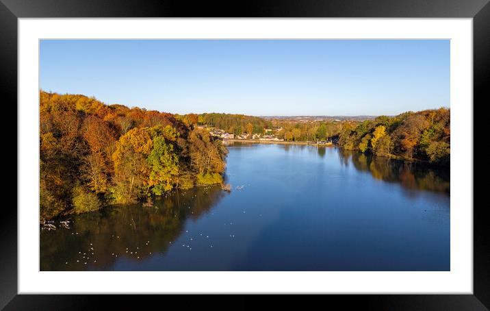 Newmillerdam Wakefield Framed Mounted Print by Steve Smith