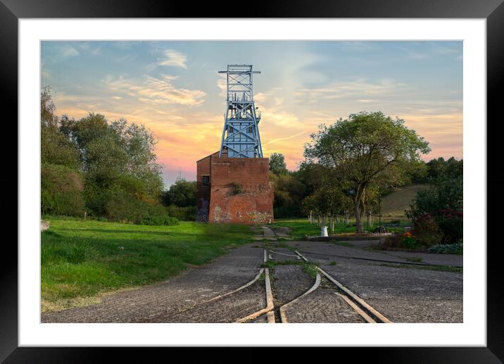 Barnsley Main Colliery Framed Mounted Print by Alison Chambers