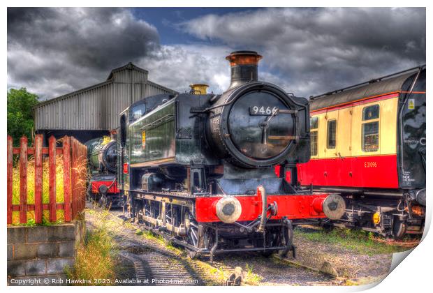 GWR 9466 Print by Rob Hawkins