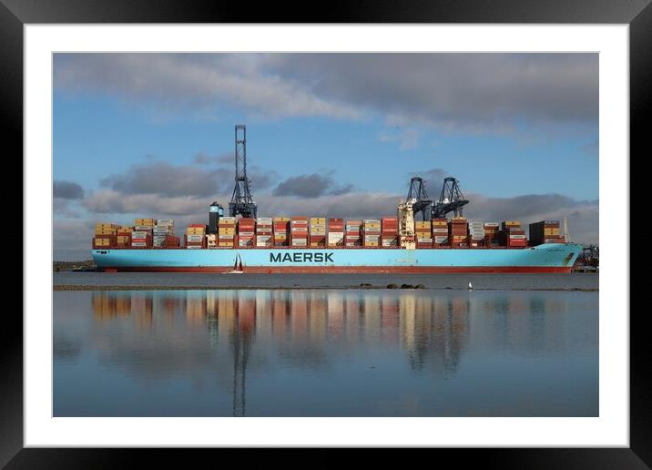 Ships and boats  Framed Mounted Print by Tony lopez