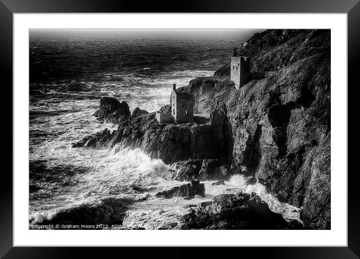 Botallack Cornwall Framed Mounted Print by Graham Moore