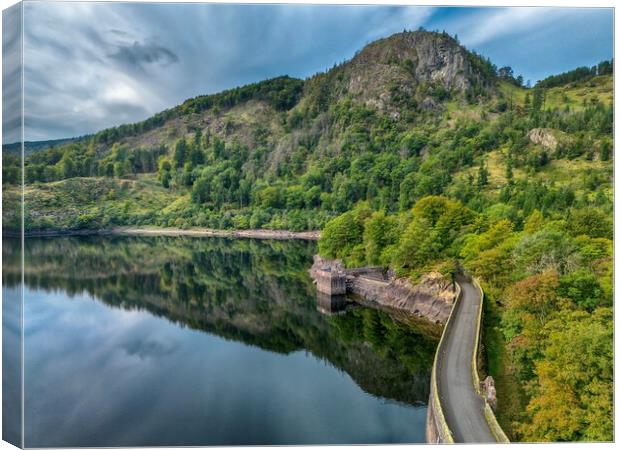 Raven Crag from Thirlmere Dam Canvas Print by Jack Marsden