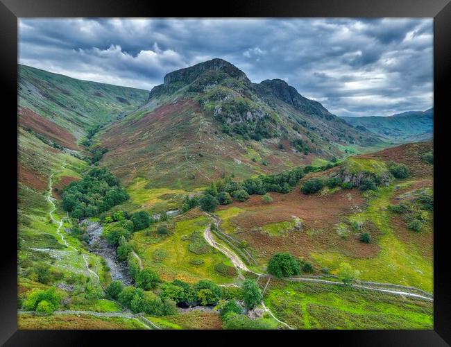 Eagle Crag Framed Print by Jack Marsden